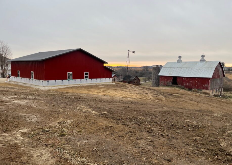 new construction leveling dirt