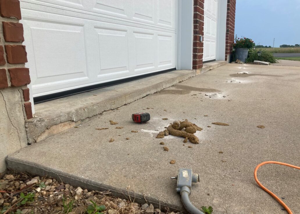 fixing sunken driveway