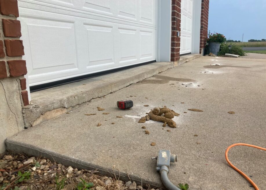 fixing sunken driveway
